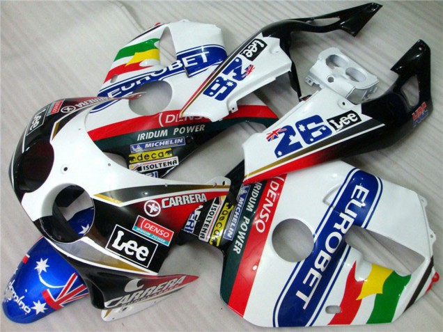 1990-1998 Carrera EuroBet Honda CBR250RR Motorcycle Fairings 1990-1998 Carrera EuroBet Honda CBR250RR Motorcycle Fairings