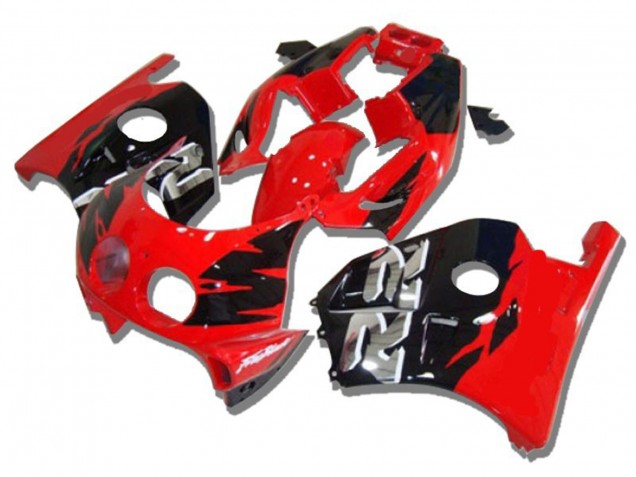 1990-1998 Red Black Silver RR Honda CBR250RR Motorcycle Fairings 1990-1998 Red Black Silver RR Honda CBR250RR Motorcycle Fairings
