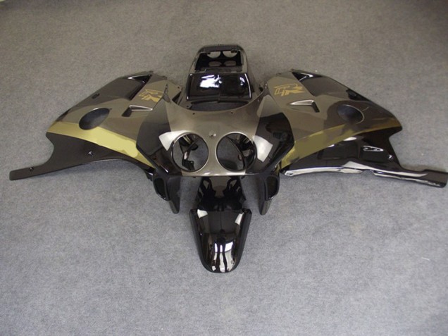 1990-1998 Silver Gold and Black Honda CBR250RR Motorcycle Fairings 1990-1998 Silver Gold and Black Honda CBR250RR Motorcycle Fairings