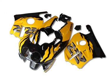 1990-1998 Yellow Black RR Honda CBR250RR Motorcycle Fairings