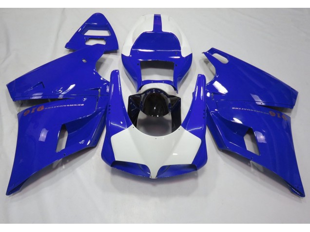 1993-2005 Gloss Blue & White Ducati 996 748 916 998 Motorcycle Fairings 1993-2005 Gloss Blue & White Ducati 996 748 916 998 Motorcycle Fairings
