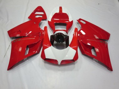 1993-2005 Red and White Ducati 996 748 916 998 Motorcycle Fairings