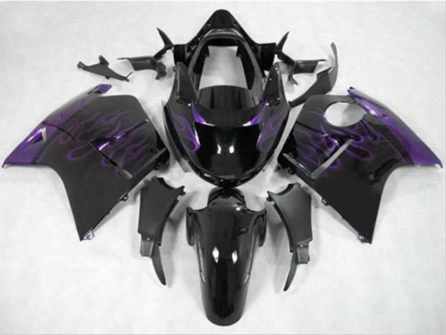 1996-2007 Dark Purple Flame Honda CBR1100XX Motorcycle Fairings 1996-2007 Dark Purple Flame Honda CBR1100XX Motorcycle Fairings