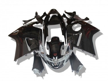 1996-2007 Gloss Black and Red Honda CBR1100XX Motorcycle Fairings