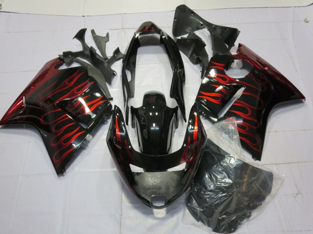 1996-2007 Gloss Red Flame Honda CBR1100XX Motorcycle Fairings 1996-2007 Gloss Red Flame Honda CBR1100XX Motorcycle Fairings