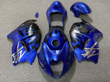 1997-2007 Deep Blue and Black Suzuki GSXR 1300 Motorcycle Fairings