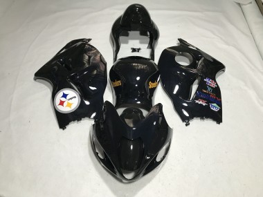 1997-2007 Gloss Black Team Logo Suzuki GSXR 1300 Motorcycle Fairings