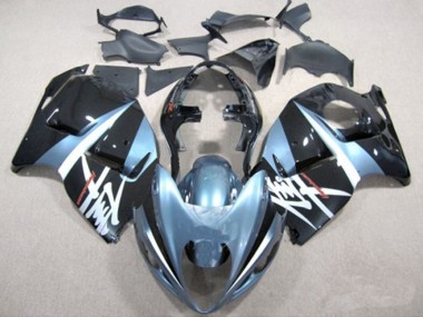 1997-2007 Light Blue and Black Suzuki GSXR 1300 Motorcycle Fairings