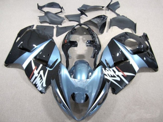 1997-2007 Light Blue and Black Suzuki GSXR 1300 Motorcycle Fairings 1997-2007 Light Blue and Black Suzuki GSXR 1300 Motorcycle Fairings