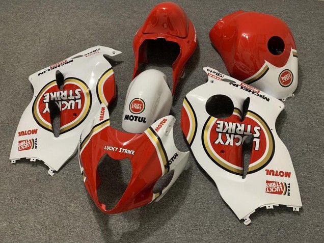 1997-2007 Lucky Strike Suzuki GSXR 1300 Motorcycle Fairings 1997-2007 Lucky Strike Suzuki GSXR 1300 Motorcycle Fairings
