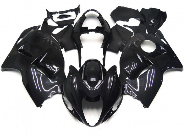 1997-2007 Plain Black Gloss Suzuki GSXR 1300 Motorcycle Fairings 1997-2007 Plain Black Gloss Suzuki GSXR 1300 Motorcycle Fairings