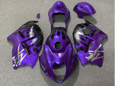 1997-2007 Purple and Black Suzuki GSXR 1300 Motorcycle Fairings
