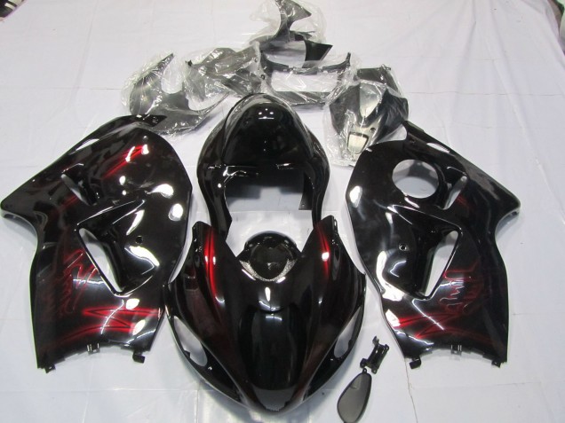1997-2007 Red Deep Gloss Suzuki GSXR 1300 Motorcycle Fairings 1997-2007 Red Deep Gloss Suzuki GSXR 1300 Motorcycle Fairings