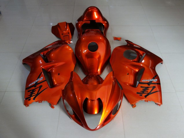1997-2007 Vibrant Gloss Orange Suzuki GSXR 1300 Motorcycle Fairings 1997-2007 Vibrant Gloss Orange Suzuki GSXR 1300 Motorcycle Fairings