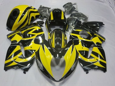 1997-2007 Yellow and Black Suzuki GSXR 1300 Motorcycle Fairings