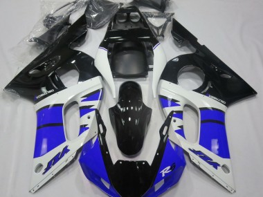 1998-2002 Gloss Blue and Black Yamaha R6 Motorcycle Fairings