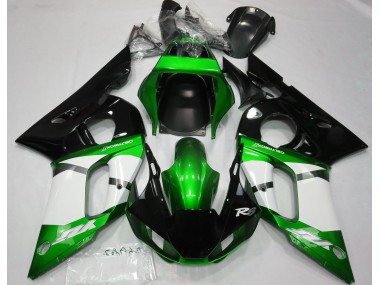 1998-2002 Metallic Green Yamaha R6 Motorcycle Fairings