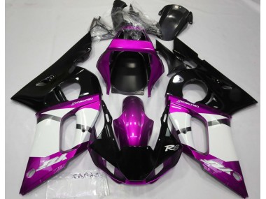 1998-2002 Metallic Pink Yamaha R6 Motorcycle Fairings