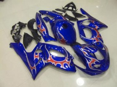 1998-2007 Blue Red and Silver Gloss Yamaha YZF600 Motorcycle Fairings