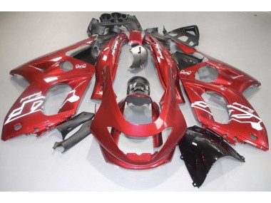 1998-2007 Gloss Red and White Decals Yamaha YZF600 Motorcycle Fairings