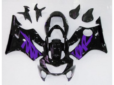 1999-2000 Gloss Black & Purple Honda CBR600 F4 Motorcycle Fairings