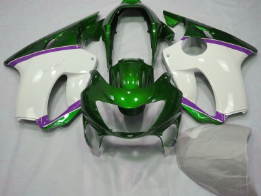 1999-2000 Lizard Green and Purple Honda CBR600 F4 Motorcycle Fairings
