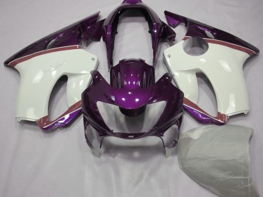 1999-2000 Mood Purple and Grapefruit Honda CBR600 F4 Motorcycle Fairings