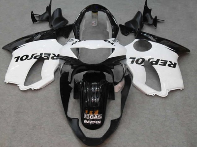 1999-2000 White Repsol Honda CBR600 F4 Motorcycle Fairings 1999-2000 White Repsol Honda CBR600 F4 Motorcycle Fairings