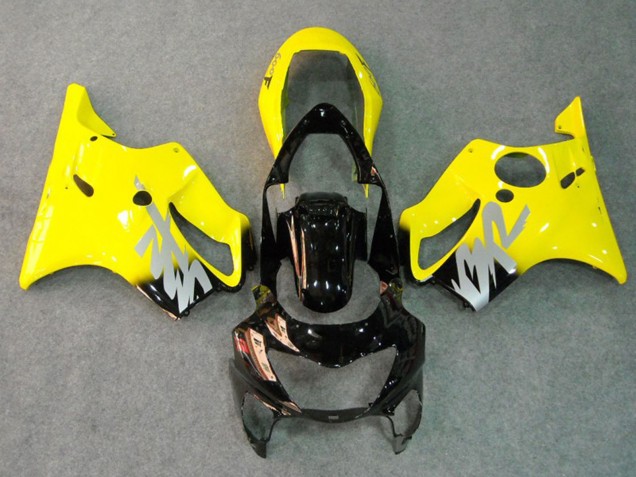 1999-2000 Yellow Silver Decal Honda CBR600 F4 Motorcycle Fairings 1999-2000 Yellow Silver Decal Honda CBR600 F4 Motorcycle Fairings