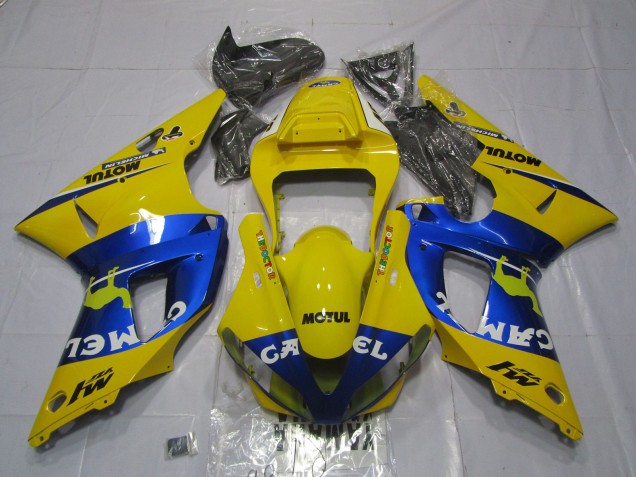 2000-2001 Camel Yamaha R1 Motorcycle Fairings 2000-2001 Camel Yamaha R1 Motorcycle Fairings