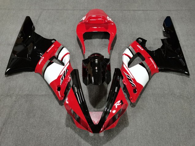 2000-2001 Red and Black Yamaha R1 Motorcycle Fairings 2000-2001 Red and Black Yamaha R1 Motorcycle Fairings