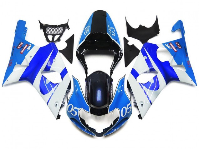 2000-2002 05 Gloss Blue Suzuki GSXR 1000 Motorcycle Fairings 2000-2002 05 Gloss Blue Suzuki GSXR 1000 Motorcycle Fairings