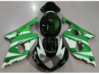 2000-2002 Deep Green & logos Suzuki GSXR 1000 Motorcycle Fairings