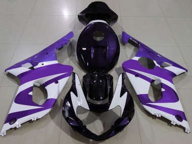 2000-2002 Deep Purple & logos Suzuki GSXR 1000 Motorcycle Fairings