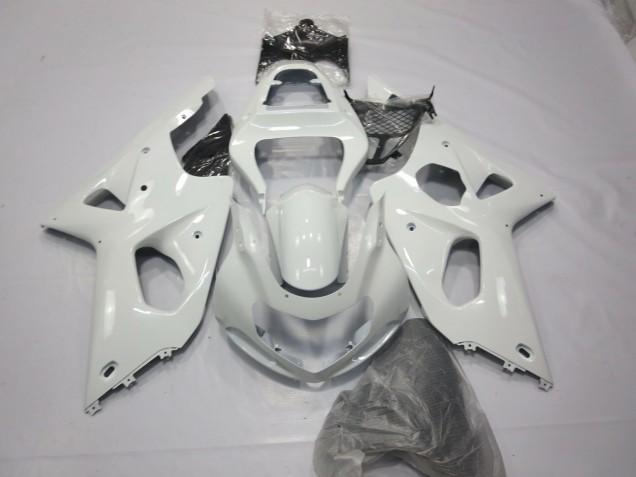 2000-2002 Gloss White Suzuki GSXR 1000 Motorcycle Fairings 2000-2002 Gloss White Suzuki GSXR 1000 Motorcycle Fairings