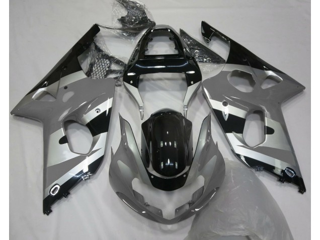 2000-2002 Gray Silver OEM Style Suzuki GSXR 1000 Motorcycle Fairings 2000-2002 Gray Silver OEM Style Suzuki GSXR 1000 Motorcycle Fairings