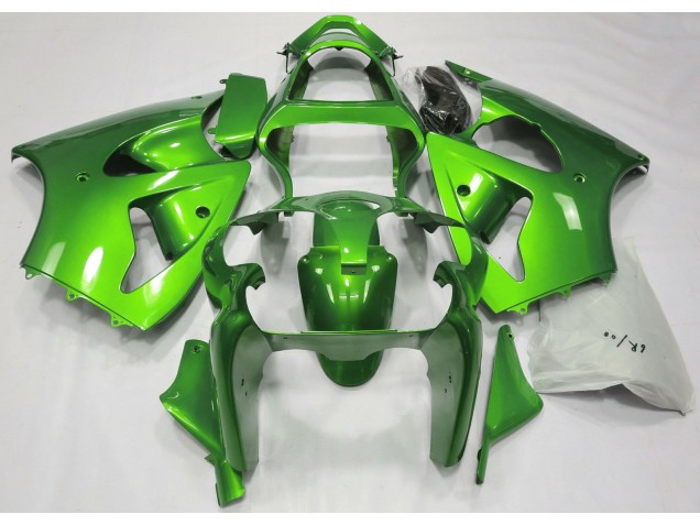 2000-2002 Metallic Green Kawasaki ZX6R Motorcycle Fairings 2000-2002 Metallic Green Kawasaki ZX6R Motorcycle Fairings