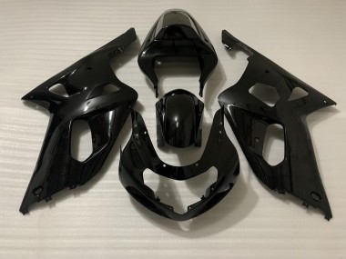2001-2003 Black Gloss Suzuki GSXR 600-750 Motorcycle Fairings