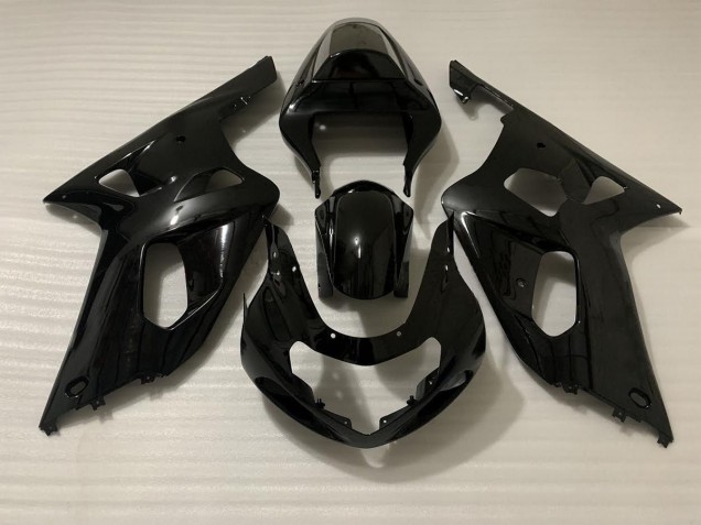 2001-2003 Black Gloss Suzuki GSXR 600-750 Motorcycle Fairings 2001-2003 Black Gloss Suzuki GSXR 600-750 Motorcycle Fairings