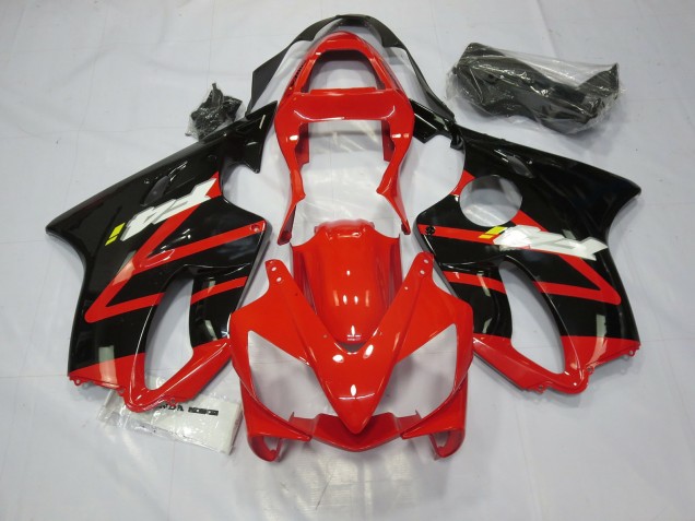 2001-2003 Black Red and Yellow i Honda CBR600 F4i Motorcycle Fairings 2001-2003 Black Red and Yellow i Honda CBR600 F4i Motorcycle Fairings