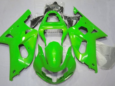 2001-2003 Bright Green Suzuki GSXR 600-750 Motorcycle Fairings