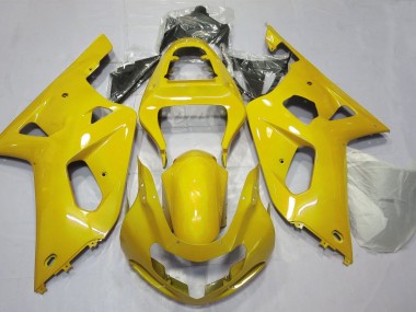 2001-2003 Bright Yellow Suzuki GSXR 600-750 Motorcycle Fairings