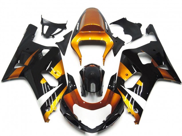 2001-2003 Bronze and Black OEM Style Suzuki GSXR 600-750 Motorcycle Fairings 2001-2003 Bronze and Black OEM Style Suzuki GSXR 600-750 Motorcycle Fairings