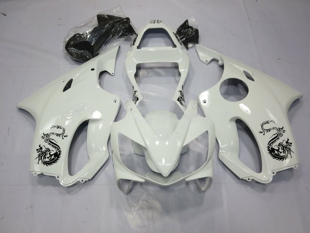 2001-2003 Dragon White Honda CBR600 F4i Motorcycle Fairings 2001-2003 Dragon White Honda CBR600 F4i Motorcycle Fairings