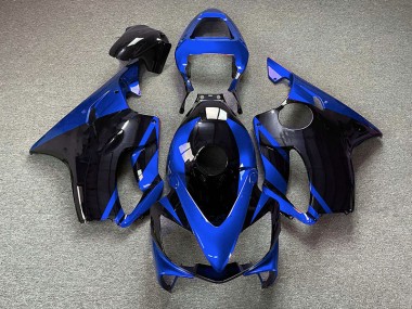 2001-2003 Gloss Blue and Black Honda CBR600 F4i Motorcycle Fairings
