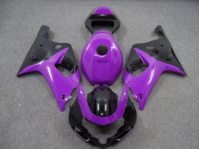 2001-2003 Gloss Purple and Black Suzuki GSXR 600-750 Motorcycle Fairings 2001-2003 Gloss Purple and Black Suzuki GSXR 600-750 Motorcycle Fairings