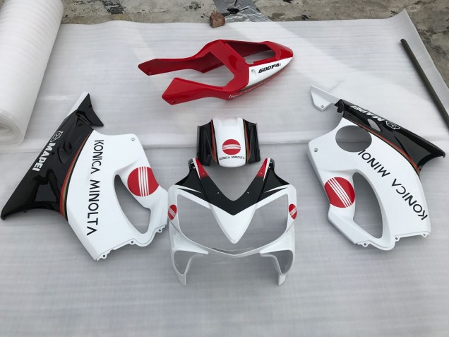 2001-2003 Konica Minolta Design Honda CBR600 F4i Motorcycle Fairings 2001-2003 Konica Minolta Design Honda CBR600 F4i Motorcycle Fairings