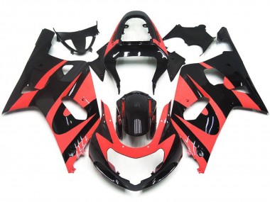 2001-2003 Light Red Custom OEM Style Suzuki GSXR 600-750 Motorcycle Fairings