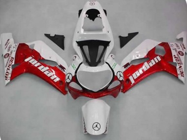 2001-2003 Red Jordan Suzuki GSXR 600-750 Motorcycle Fairings