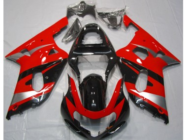 2001-2003 Red OEM Style Suzuki GSXR 600-750 Motorcycle Fairings